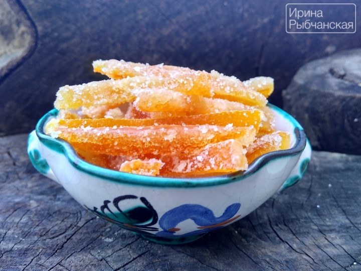 Цукаты из апельсиновых корок
