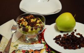 Несколько вкусных рецептов салата из стеблевого сельдерея с яблоком